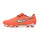 Scarpa Nuovo Nike Phantom Venom Elite FG Mango Acceso Bianco