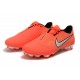 Scarpa Nuovo Nike Phantom Venom Elite FG Mango Acceso Bianco