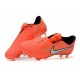 Scarpa Nuovo Nike Phantom Venom Elite FG Mango Acceso Bianco