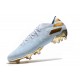 Scarpe Da Calcio adidas Nemeziz 19.1 FG - Bianco Oro Metallico Light Aqua