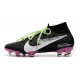 Nike Mercurial Superfly VII Elite FG Scarpa da Calcio Nero Bianco Viola