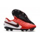 Nike Tiempo Legend 8 Elite Scarpe Uomo - Rosso Bianco Nero