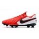 Nike Tiempo Legend 8 Elite Scarpe Uomo - Rosso Bianco Nero