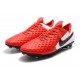 Nike Tiempo Legend 8 Elite Scarpe Uomo - Rosso Bianco Nero