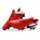 Nike Tiempo Legend 8 Elite Scarpe Uomo - Rosso Bianco Nero