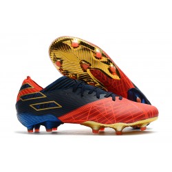 Scarpe Da Calcio adidas Nemeziz 19.1 FG -X Marvel Rosso Blu Nero