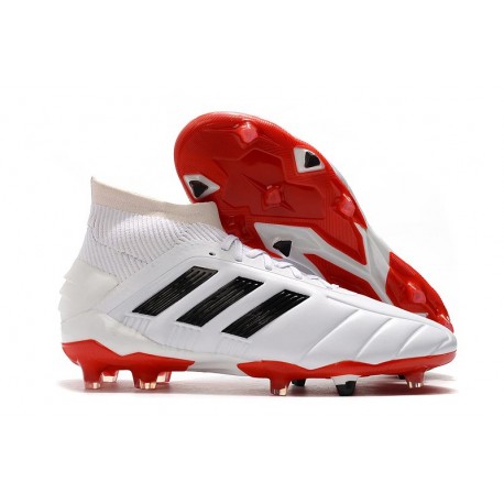 Scarpe da Calcio Adidas Predator 19.1 FG Bianco