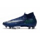 Nike Scarpa da Calcio Mercurial Superfly 7 AG-Pro Blu Void Volt Bianco