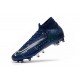 Nike Scarpa da Calcio Mercurial Superfly 7 AG-Pro Blu Void Volt Bianco