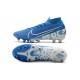 Nike Scarpa da Calcio Mercurial Superfly 7 AG-Pro Blu Bianco