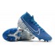 Nike Scarpa da Calcio Mercurial Superfly 7 AG-Pro Blu Bianco
