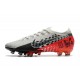 Nike Scarpa Mercurial Vapor 13 Elite AG Pro Neymar Cromo Nero Rosso