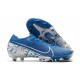 Nike Scarpa Mercurial Vapor 13 Elite AG Pro Blu Bianco