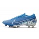 Nike Scarpa Mercurial Vapor 13 Elite AG Pro Blu Bianco