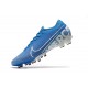 Nike Scarpa Mercurial Vapor 13 Elite AG Pro Blu Bianco